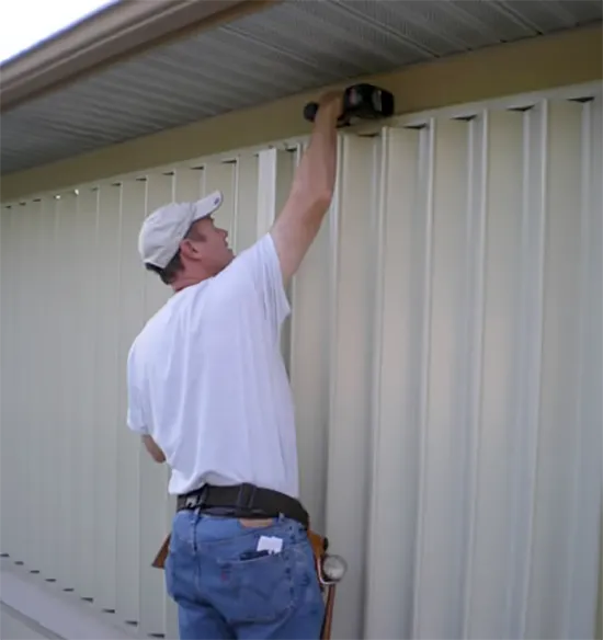 Hurricane shutters for hurricane protection